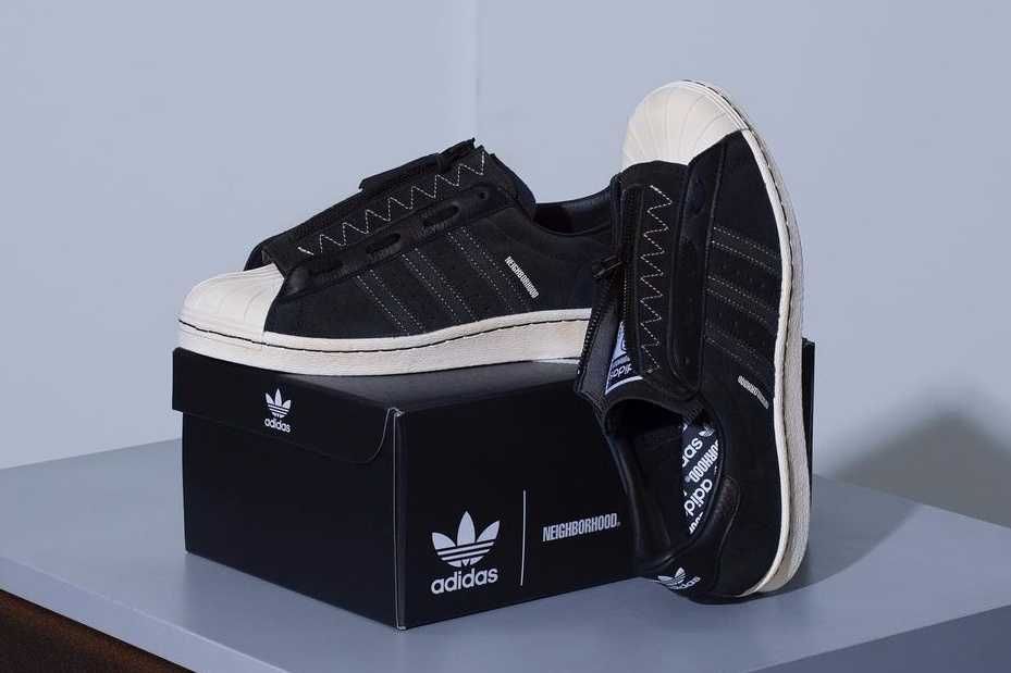 【販売リンクあり】8/28・10/13発売 NEIGHBORHOOD × adidas Originals Superstar 80s 抽選/定価/販売店舗まとめ 2枚目