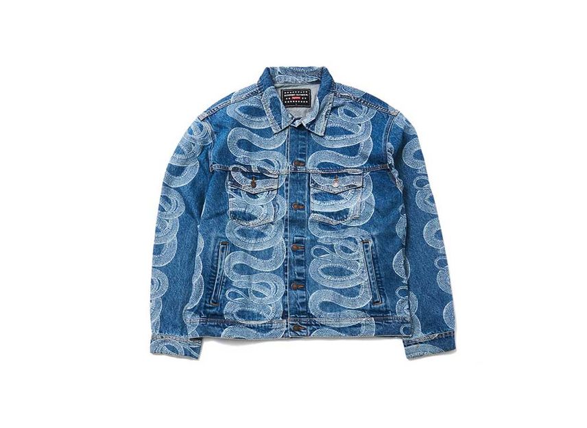 Supreme HYSTERIC GLAMOUR Snake Denim Trucker Jacket