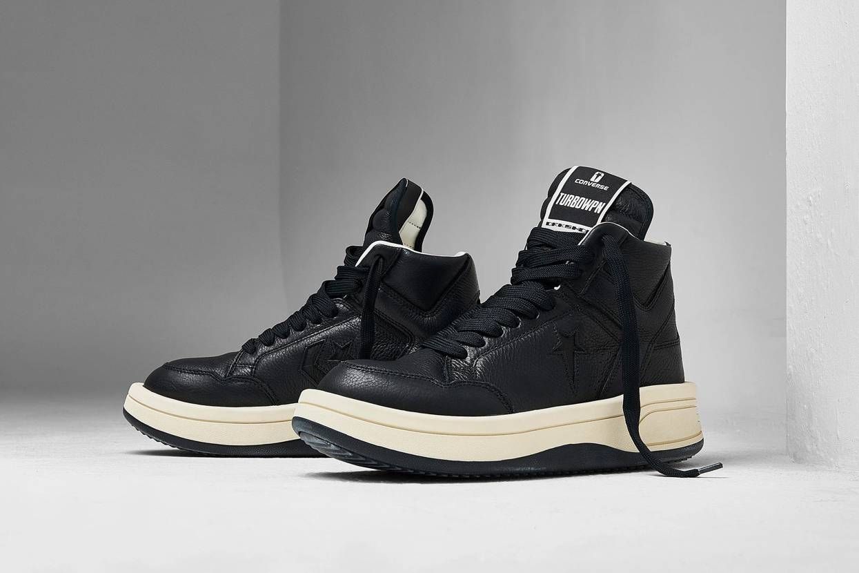 【販売リンクあり】8/31発売 RICK OWENS DRKSHDW × CONVERSE TURBOWPN HI "BLACK" 抽選/定価/販売店舗まとめ
