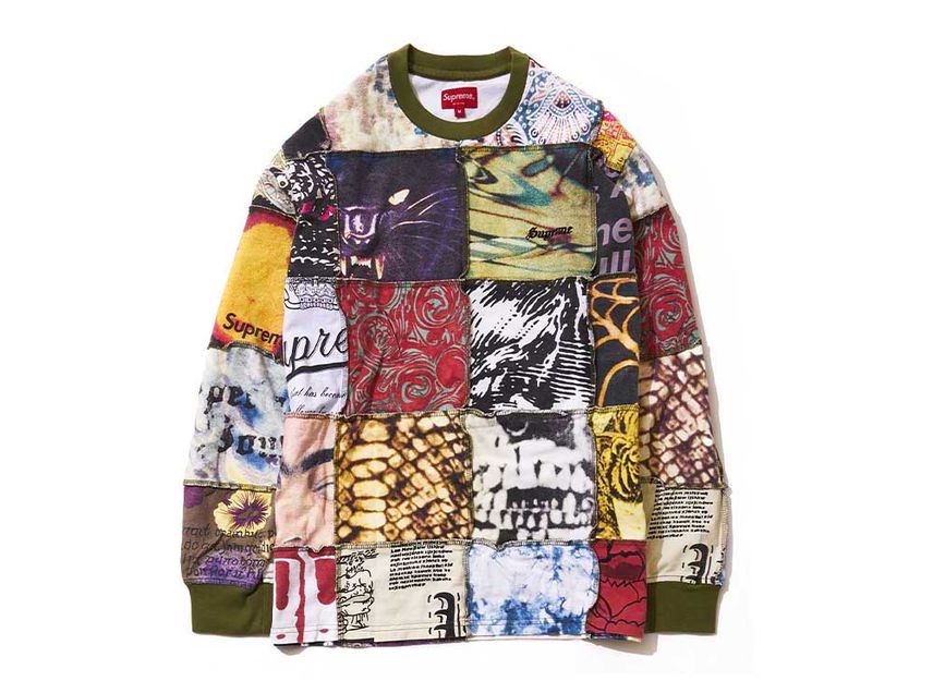 XL Supreme Mosaic S/S Top(Supreme Mosaic Patchwork L/S Top XL Supreme Mosaic S/S Top(Supreme Mosaic Patchwork L/S Top