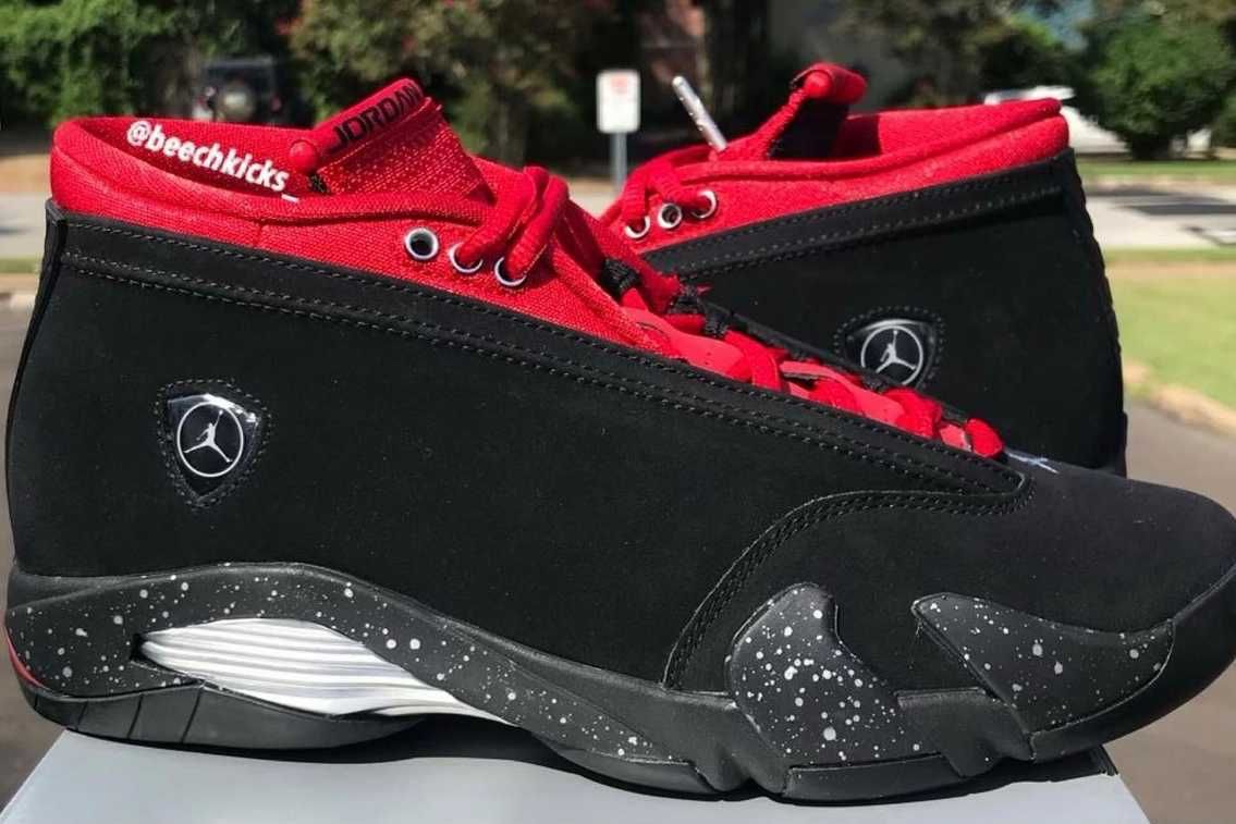 【スニダンで購入可】9/16発売 NIKE WMNS AIR JORDAN 14 LOW "ICONIC RED" 抽選/定価/販売店舗まとめ 5枚目