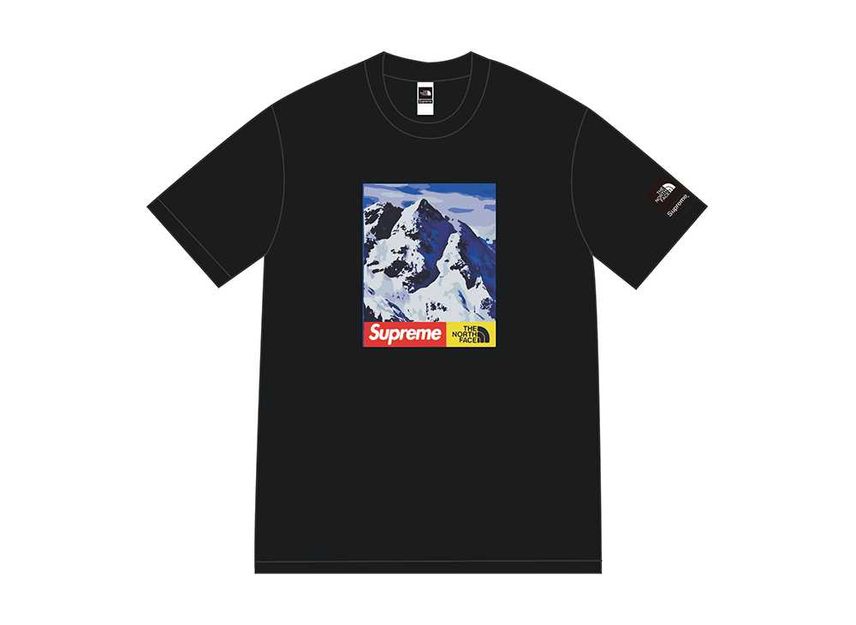 Supreme the north discount face photo tee black