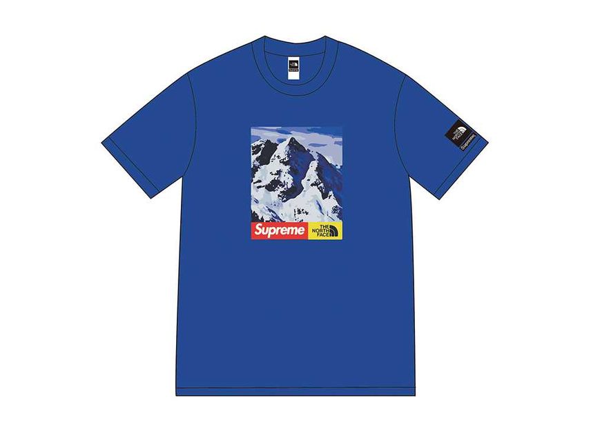 T shirt supreme sales the north face