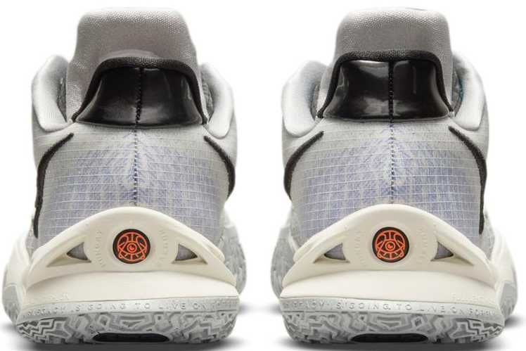 【スニダンで購入可】9/1発売 NIKE KYRIE LOW 4 "GLEY FOG/BLACK/SAPPHIRE" 抽選/定価/販売店舗まとめ 5枚目