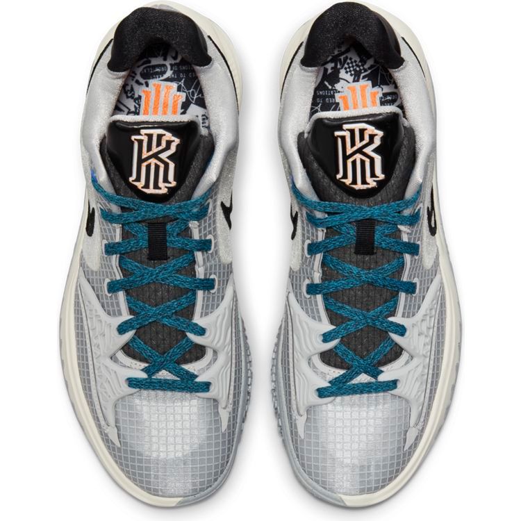 【スニダンで購入可】9/1発売 NIKE KYRIE LOW 4 "GLEY FOG/BLACK/SAPPHIRE" 抽選/定価/販売店舗まとめ 4枚目
