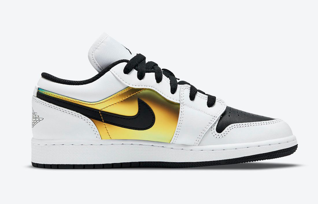 【リーク】海外2021年発売 NIKE GS AIR JORDAN 1 LOW SE "WHITE/BLACK/METALLIC GOLD" 抽選/定価/販売店舗まとめ 3枚目