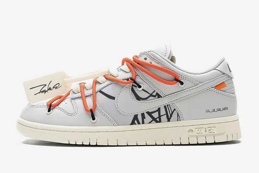 【新品未使用】オフホワイト ナイキ ダンク ロー 48 Off-White × Nike Dunk Low 1 OF 50