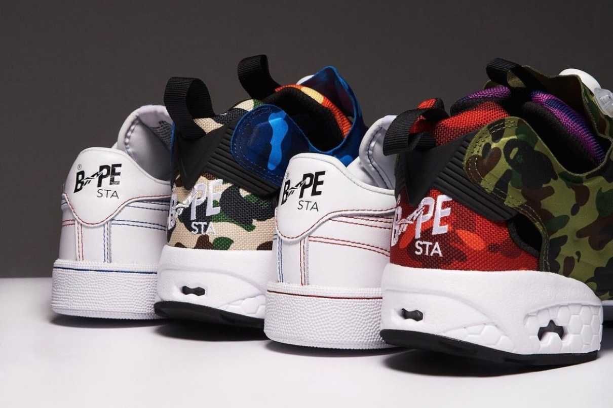 【リーク】海外9/1発売 BAPE × REEBOK CLUB C 85 & INSTAPUMP FURY OG 抽選/定価/販売店舗まとめ