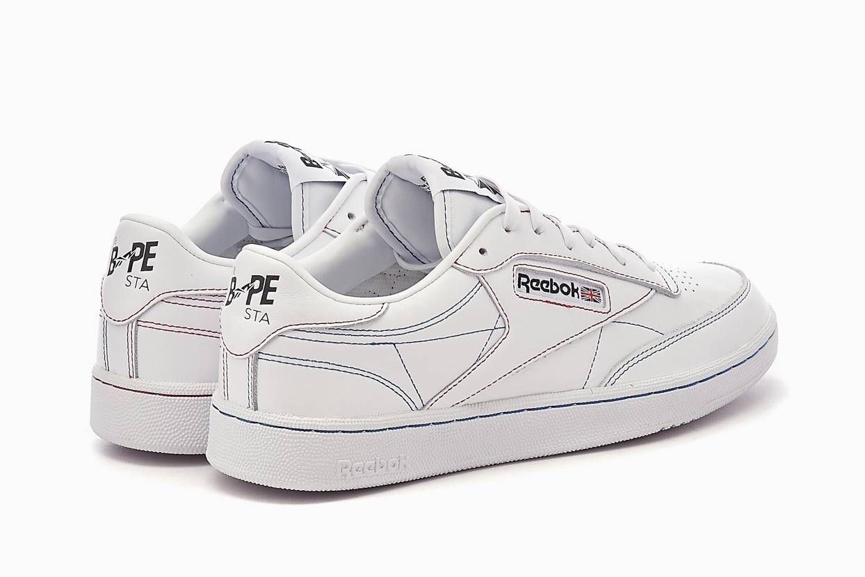 【スニダンで購入可】1/15・1/21発売  BAPE × Reebok  Club C 85 & Instapump Fury OG 抽選/定価/販売店舗まとめ 13枚目