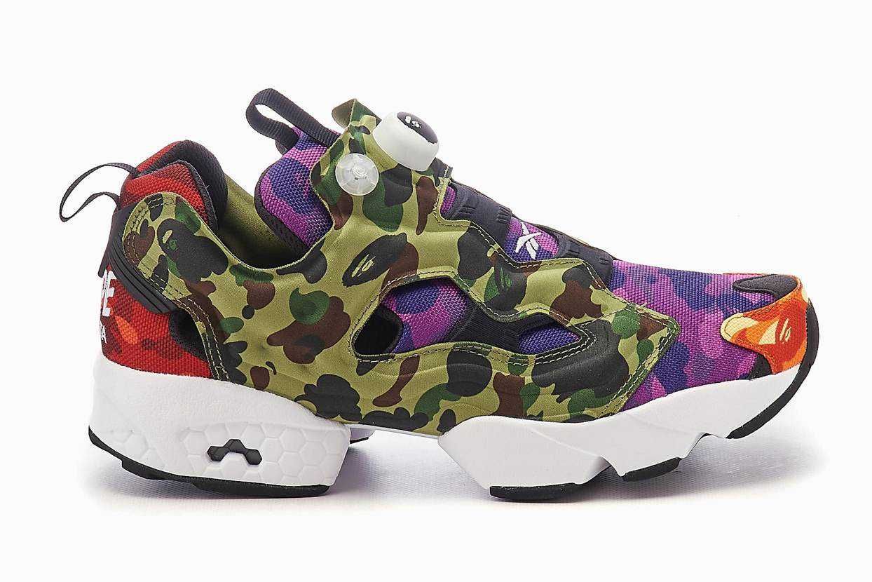 【スニダンで購入可】1/15・1/21発売  BAPE × Reebok  Club C 85 & Instapump Fury OG 抽選/定価/販売店舗まとめ 18枚目