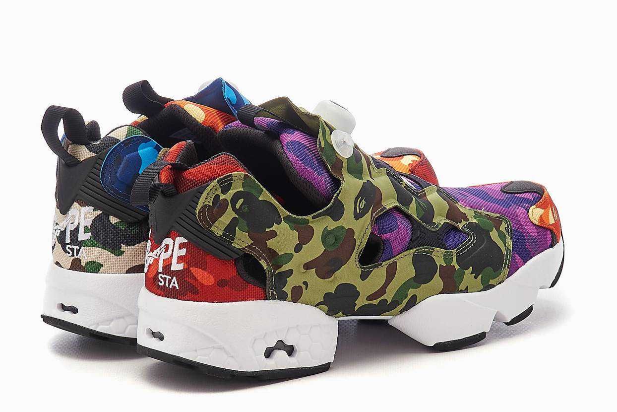【スニダンで購入可】1/15・1/21発売  BAPE × Reebok  Club C 85 & Instapump Fury OG 抽選/定価/販売店舗まとめ 17枚目
