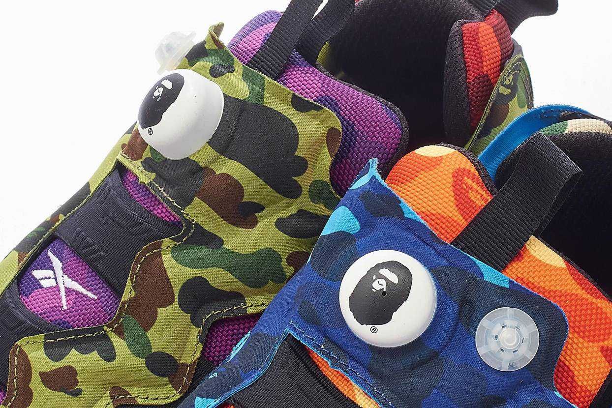 【スニダンで購入可】1/15・1/21発売  BAPE × Reebok  Club C 85 & Instapump Fury OG 抽選/定価/販売店舗まとめ 10枚目