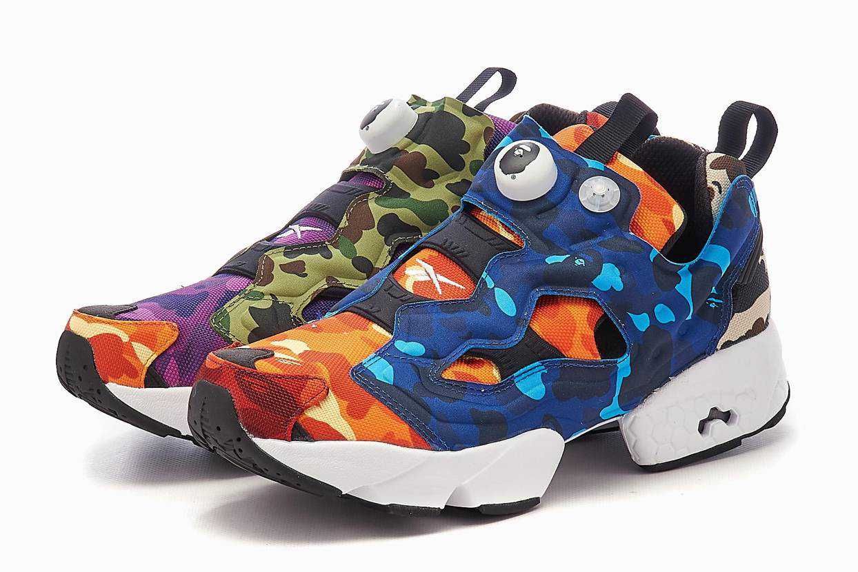 【スニダンで購入可】1/15・1/21発売  BAPE × Reebok  Club C 85 & Instapump Fury OG 抽選/定価/販売店舗まとめ 16枚目