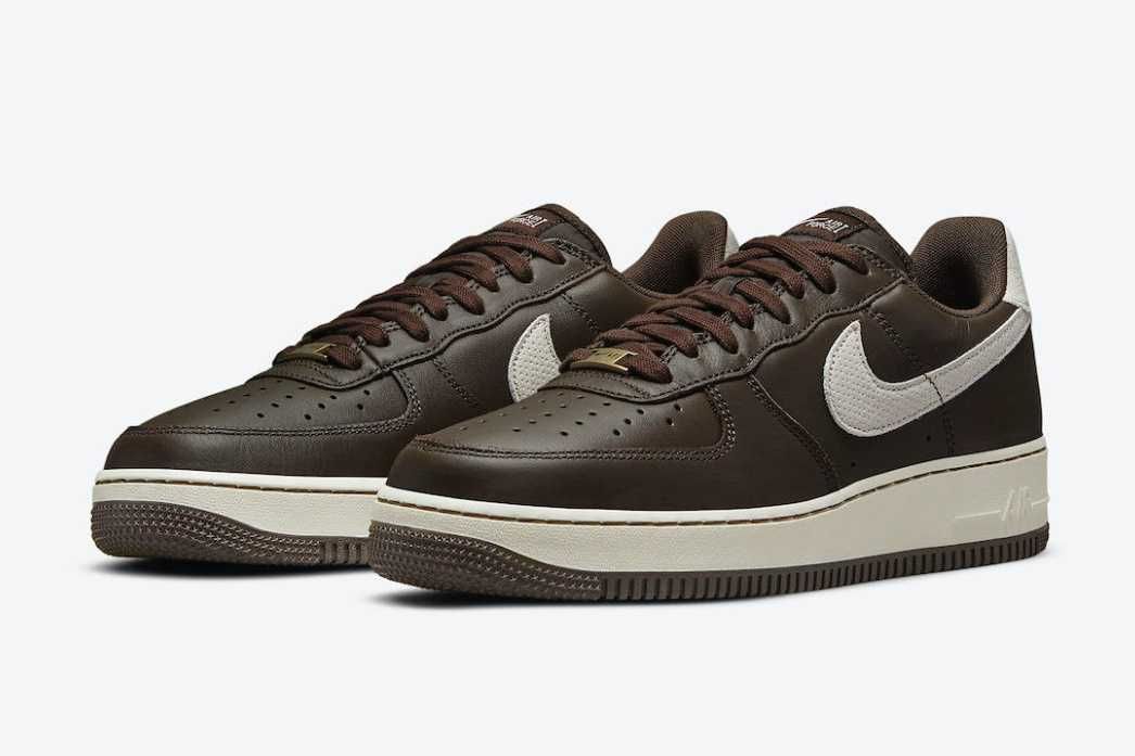 【リーク】2021年発売 NIKE AIR FORCE 1 07 LOW CRAFT "DARK CHOCOLATE" 抽選/定価/販売店舗まとめ 3枚目