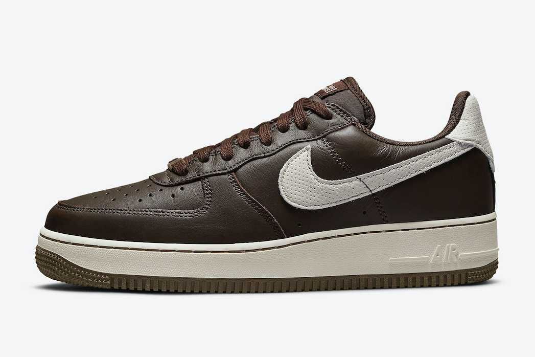 【リーク】2021年発売 NIKE AIR FORCE 1 07 LOW CRAFT "DARK CHOCOLATE" 抽選/定価/販売店舗まとめ 4枚目