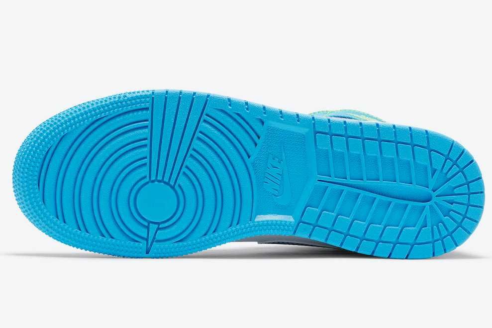 【リーク】2021年発売 NIKE GS AIR JORDAN 1 MID "BLUE/WHITE" 抽選/定価/販売店舗まとめ 6枚目