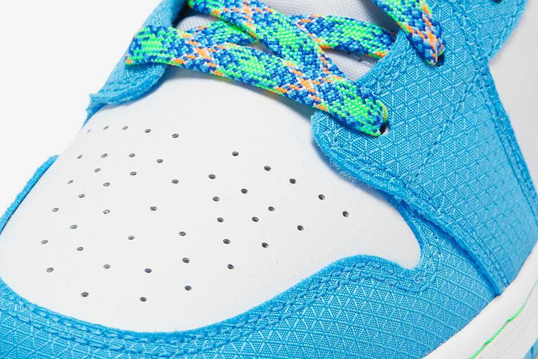 【リーク】2021年発売 NIKE GS AIR JORDAN 1 MID "BLUE/WHITE" 抽選/定価/販売店舗まとめ 7枚目