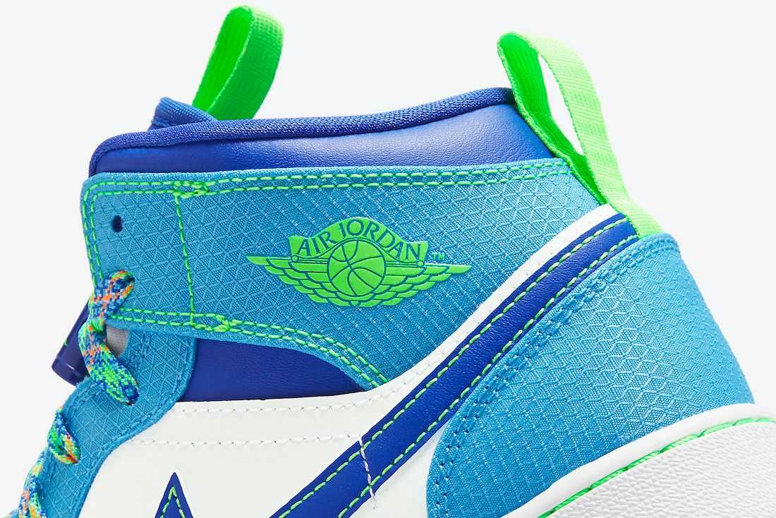 【リーク】2021年発売 NIKE GS AIR JORDAN 1 MID "BLUE/WHITE" 抽選/定価/販売店舗まとめ 8枚目