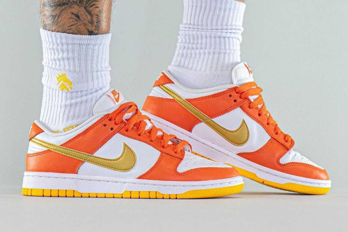 【リーク】海外2021年発売 Nike Dunk "Golden Orange" 2type 抽選/定価/販売店舗まとめ 3枚目