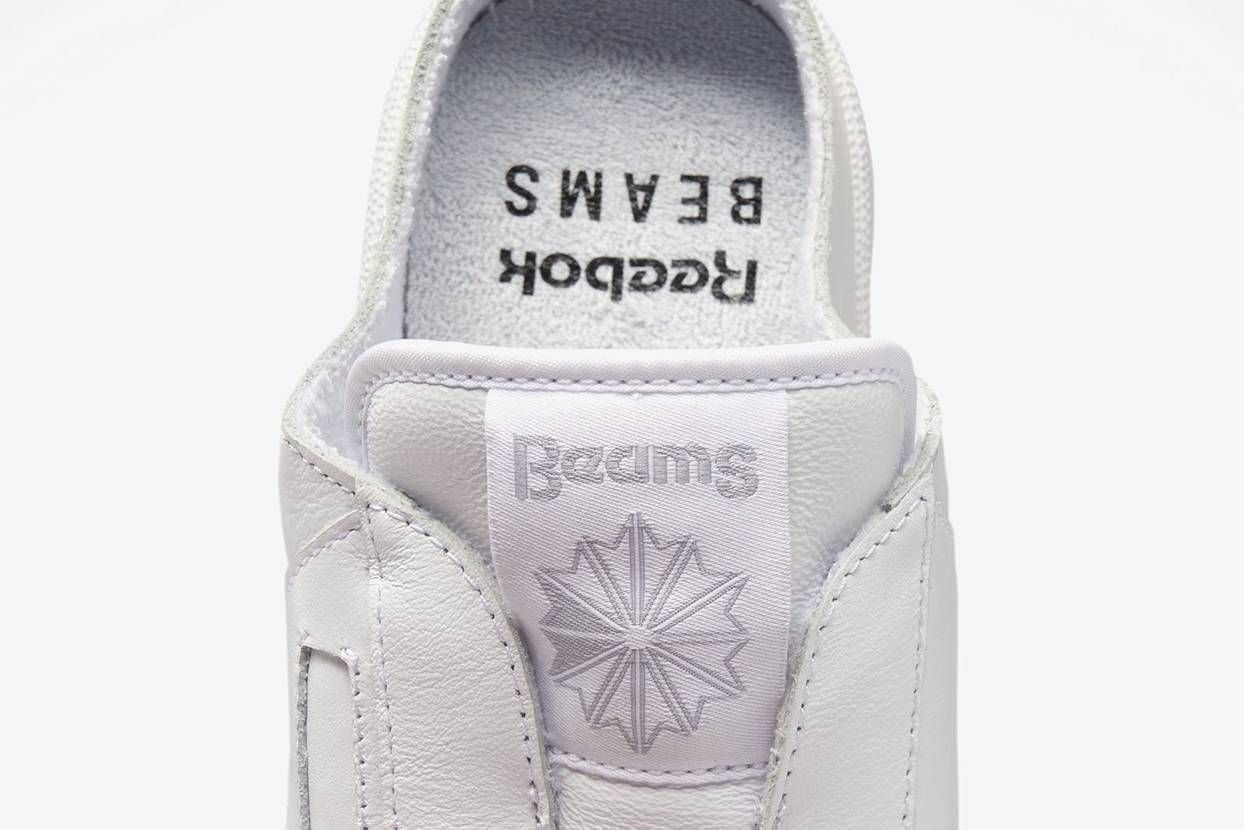 【スニダンで購入可】10/1発売 BEAMS × REEBOK CLUB C LACELESS MULE "WHITE"  抽選/定価/販売店舗まとめ 7枚目