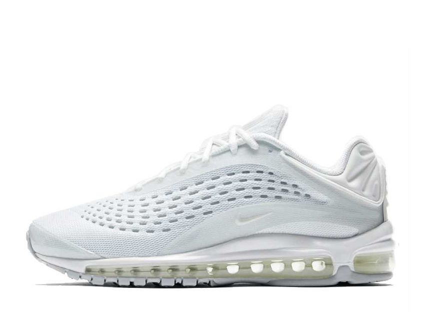 Nike air max deluxe all best sale white