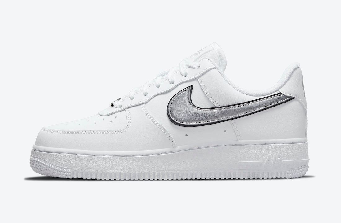 【リーク】海外2021年発売 NIKE WMNS AIR FORCE 1 LOW "SILVER SWOOSHES" 抽選/定価/販売店舗まとめ 2枚目