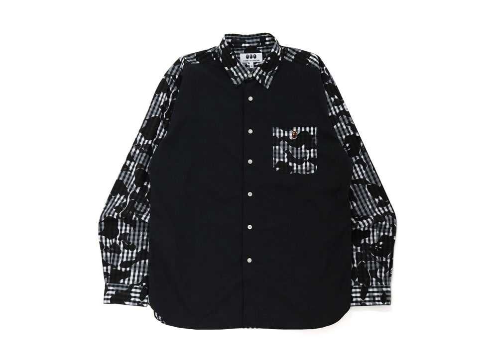 A BATHING APE CDG OSAKA POPLIN SHIRT 