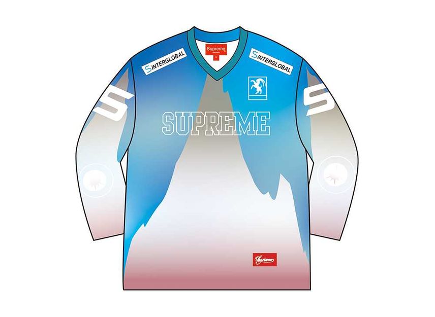 Supreme desert sales camo hockey jersey