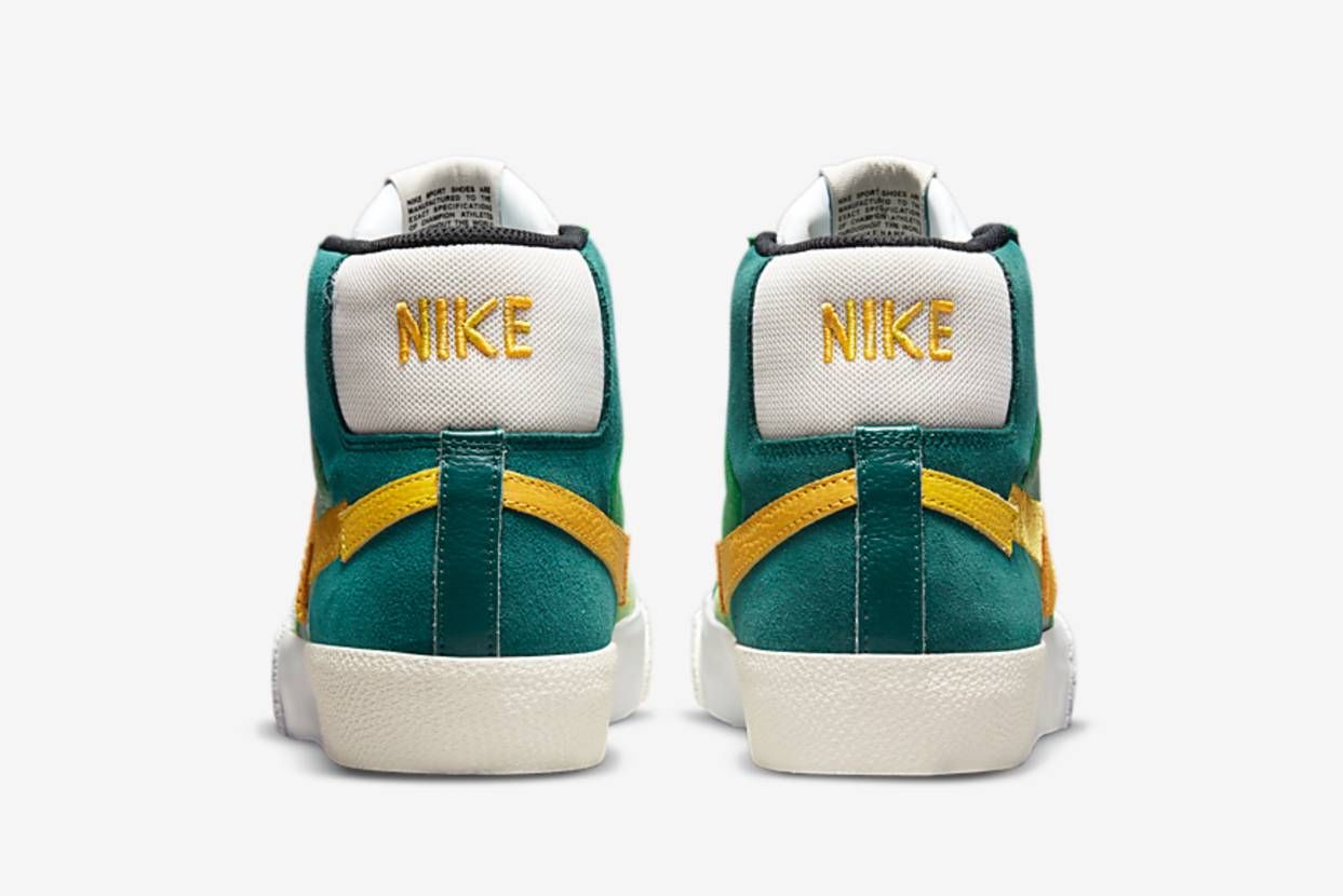 【販売リンクあり】9/9発売 NIKE SB ZOOM BLAZER MID PREMIUM "ALOE VERDE/GOLD" 抽選/定価/販売店舗まとめ 6枚目