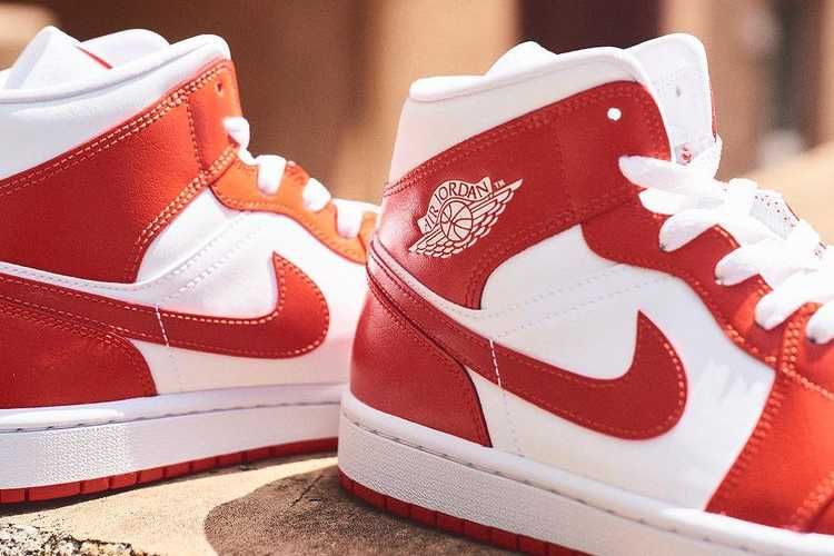 【スニダンで購入可】9/13発売 NIKE WMNS AIR JORDAN 1 MID "WHITE/ORANGE" 抽選/定価/販売店舗まとめ 2枚目