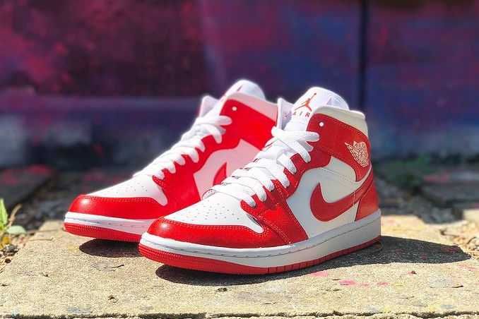 【スニダンで購入可】9/13発売 NIKE WMNS AIR JORDAN 1 MID "WHITE/ORANGE" 抽選/定価/販売店舗まとめ 4枚目