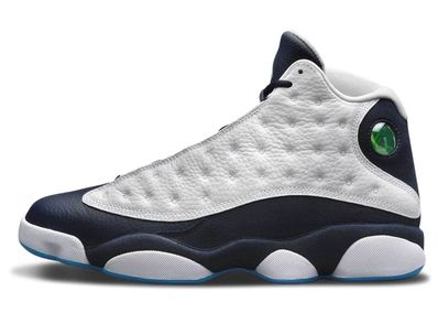 Retro 13 jordans blue and best sale white