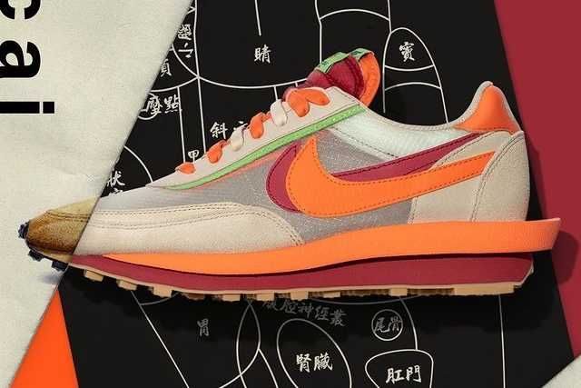 【スニダンで購入可】9/11・10/9発売 Clot × Sacai × Nike LD Waffle 2colors抽選/定価/販売店舗まとめ 5枚目