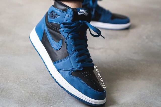 【スニダンで購入可】2/5発売 Nike Air Jordan 1 Retro High OG "Dark Marina Blue" 抽選/定価/販売店舗まとめ 10枚目