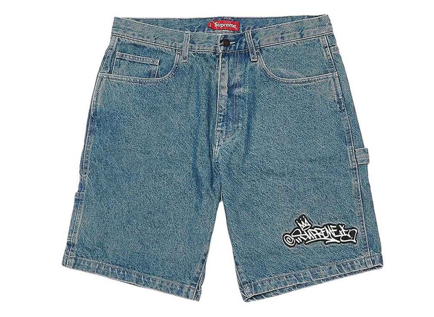 Supreme Handstyle Denim Painter Short