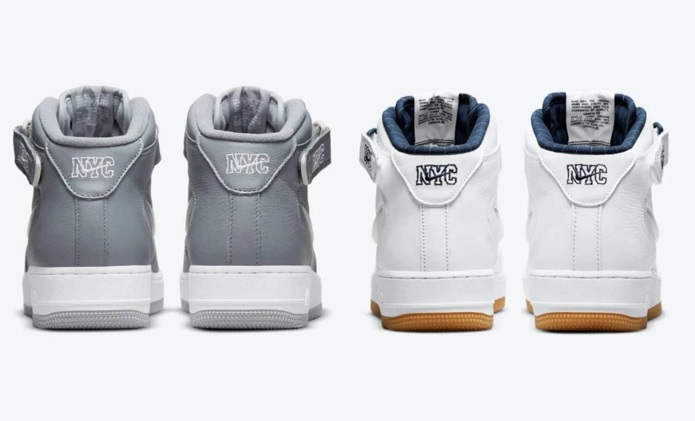【スニダンで購入可】12/7発売 Nike Air Force 1 Mid NYC Collection 2Colors 抽選/定価/販売店舗まとめ 9枚目