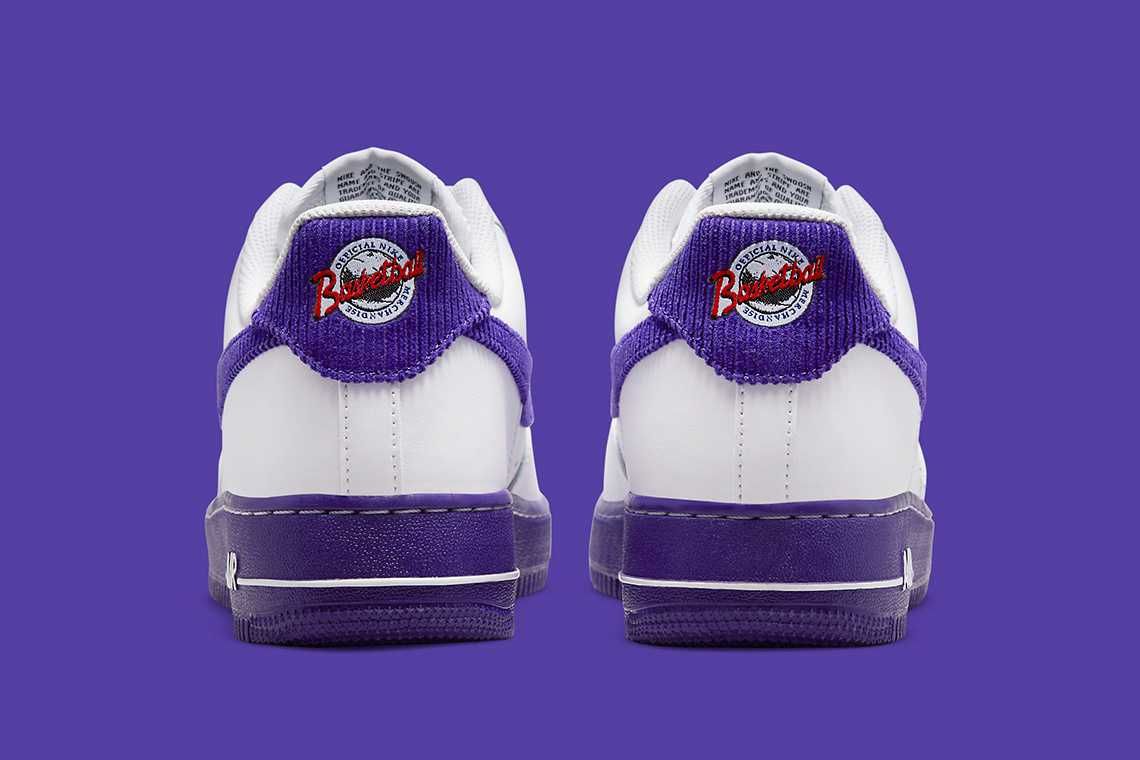 【販売リンクあり】11/29発売 Nike Air Force 1 Low '07 "White and Court Purple" 抽選/定価/販売店舗まとめ 9枚目