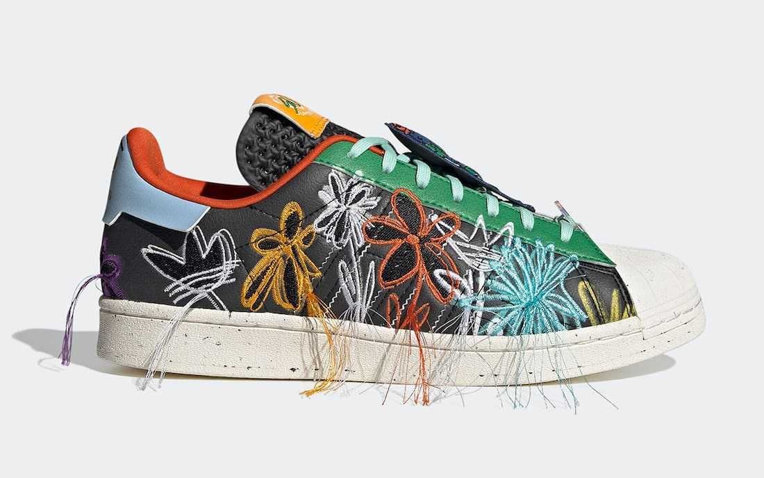 【スニダンで購入可】10/28発売 Sean Wotherspoon × adidas originals Superstar Super Earth "Black" 抽選/定価/販売店舗まとめ 12枚目