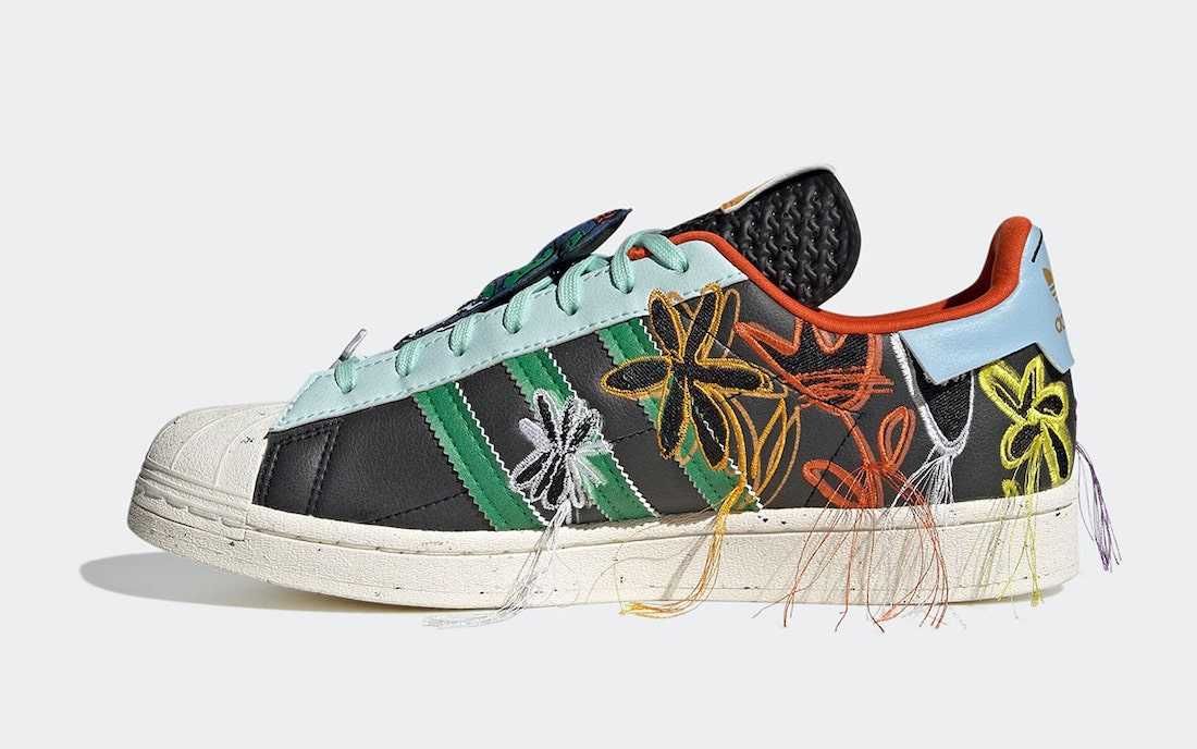 【スニダンで購入可】10/28発売 Sean Wotherspoon × adidas originals Superstar Super Earth "Black" 抽選/定価/販売店舗まとめ 13枚目