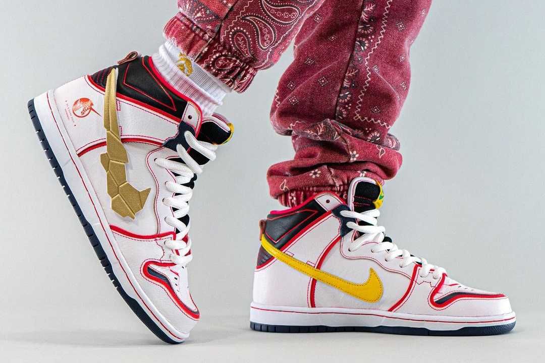 【スニダンで購入可】9/24・9/27発売 Gundam Unicorn × Nike SB Dunk High PRO QS 2Colors 抽選/定価/販売店舗まとめ 7枚目