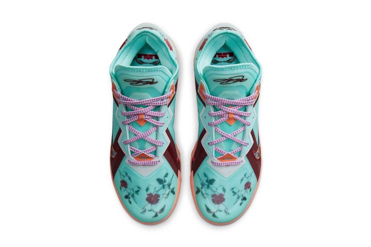 【スニダンで購入可】9/18発売 NIKE LEBRON 18 LOW "FLORAL" 抽選/定価/販売店舗まとめ 7枚目