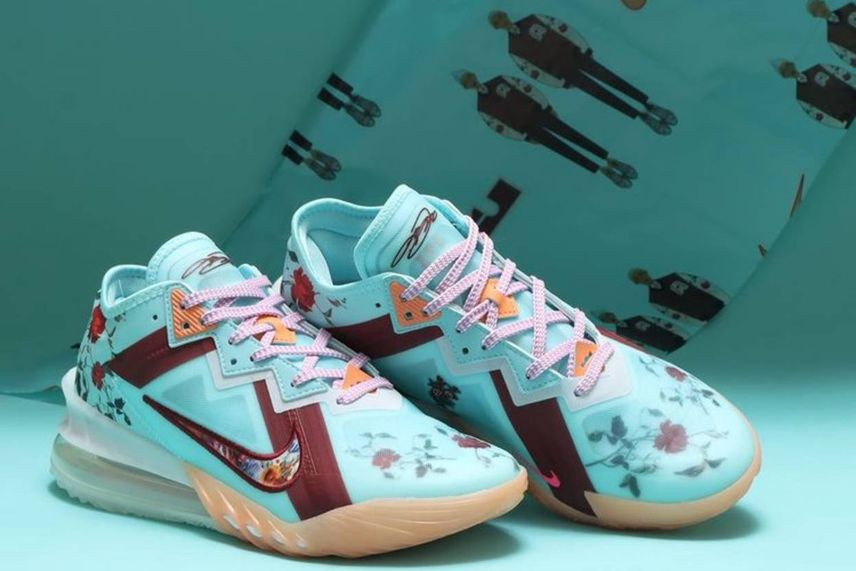 【スニダンで購入可】9/18発売 NIKE LEBRON 18 LOW "FLORAL" 抽選/定価/販売店舗まとめ