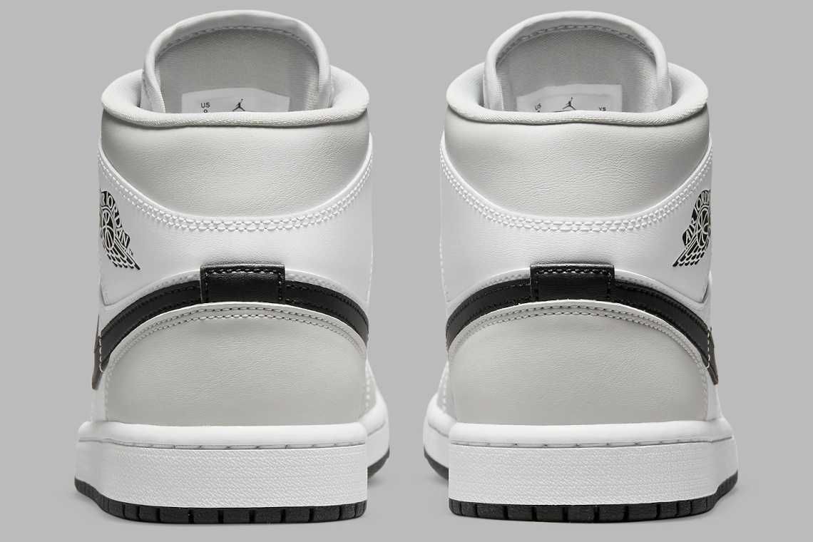 【スニダンで購入可】9/18・10/1発売  Nike Wmns Air Jordan 1 Mid "Grey Fog/White/Black" 抽選/定価/販売店舗まとめ 8枚目