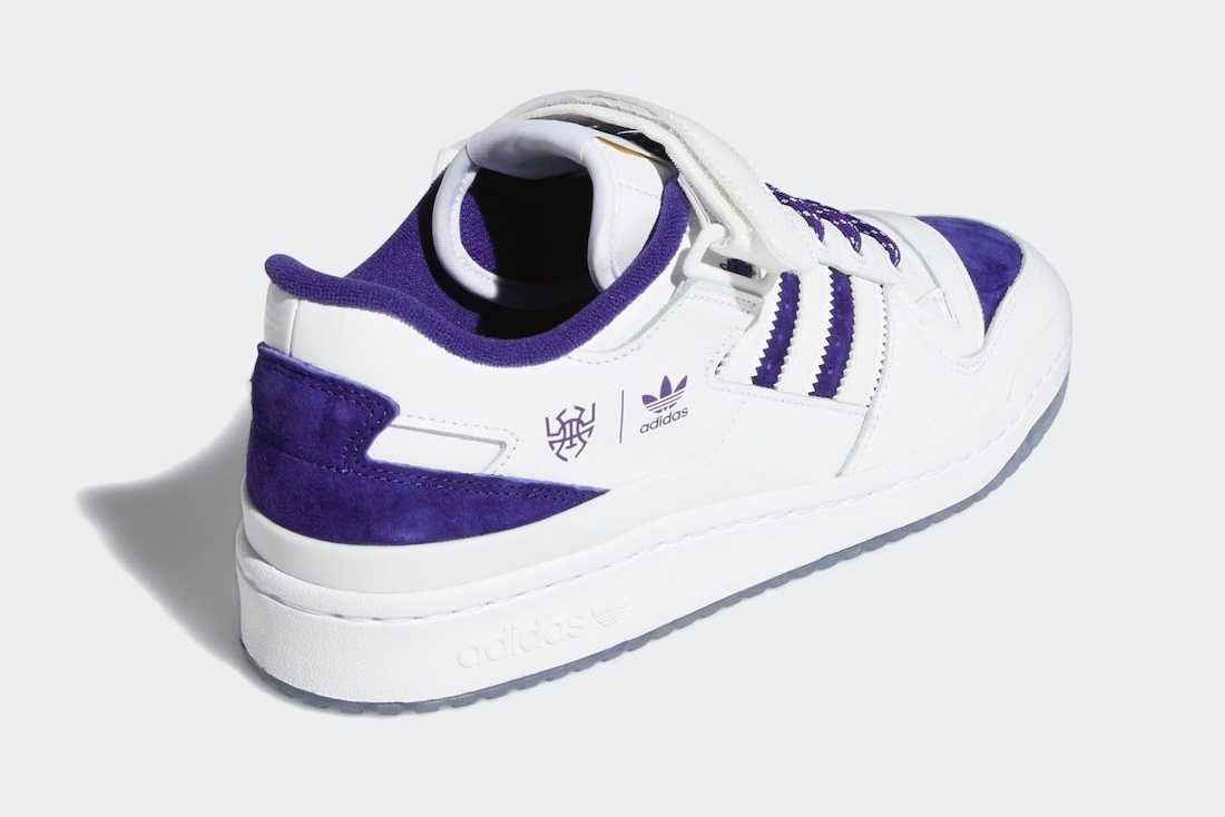 【スニダンで購入可】9/18発売 DONOVAN MITCHEL × ADIDAS ORIGINALS FORUM LOW "WHITE/COLLEGIATE PURPLE/HALO MINT" 抽選/定価/販売店舗まとめ 3枚目