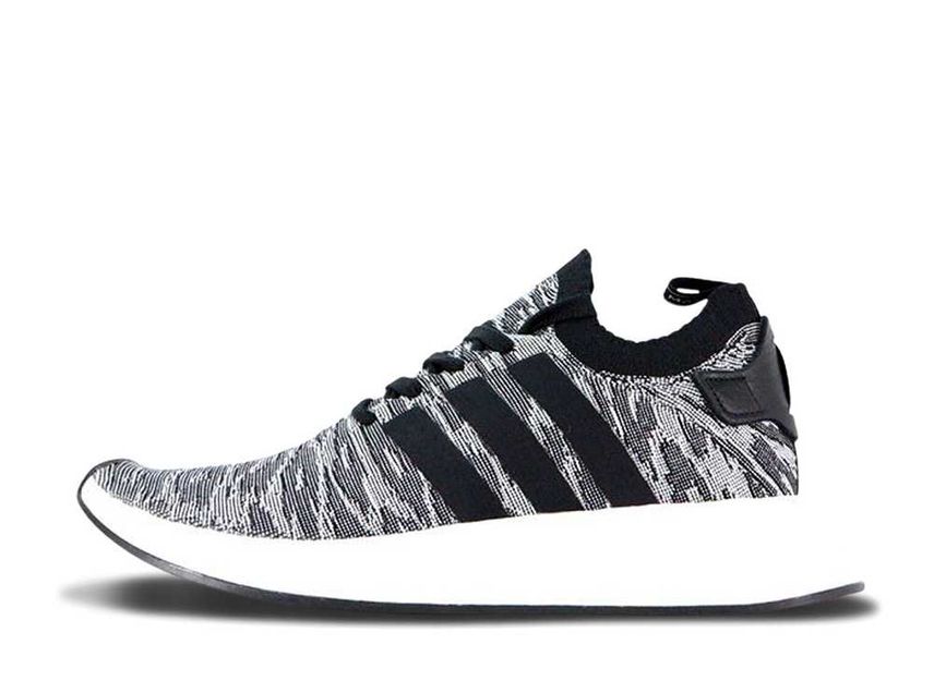 Nmd r2 black white top future harvest