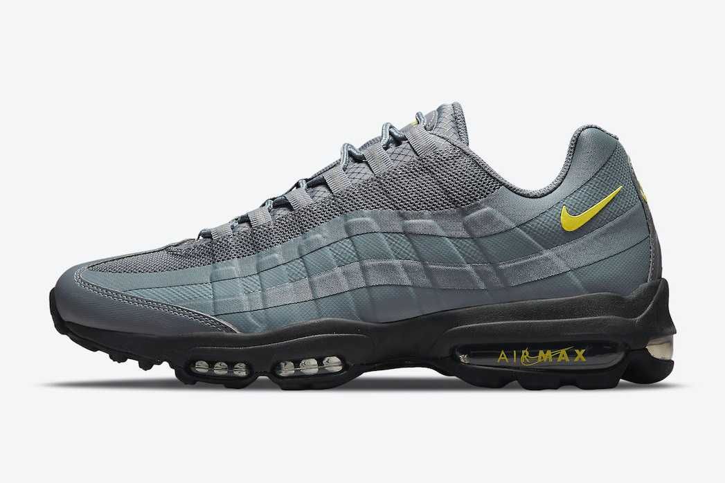 【リーク】海外2021年発売 NIKE AIR MAX 95 ULTRA "GREY VOLT" 抽選/定価/販売店舗まとめ 2枚目