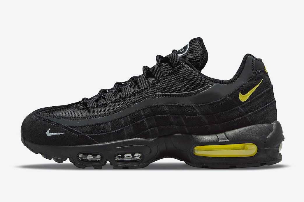 【リーク】海外2021年発売 NIKE AIR MAX 95 "BLACK/YELLOW" 抽選/定価/販売店舗まとめ 2枚目