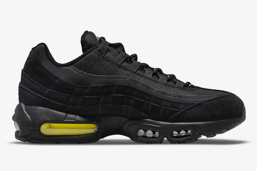 【リーク】海外2021年発売 NIKE AIR MAX 95 "BLACK/YELLOW" 抽選/定価/販売店舗まとめ 3枚目