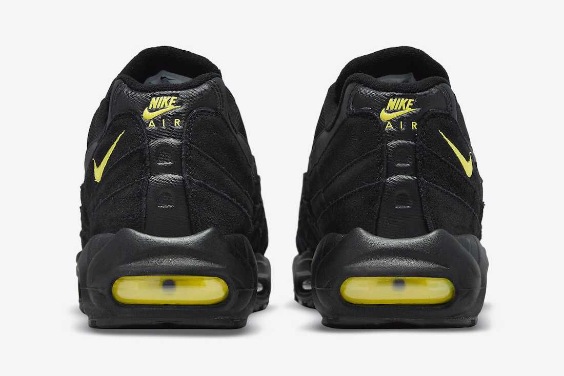 【リーク】海外2021年発売 NIKE AIR MAX 95 "BLACK/YELLOW" 抽選/定価/販売店舗まとめ 4枚目