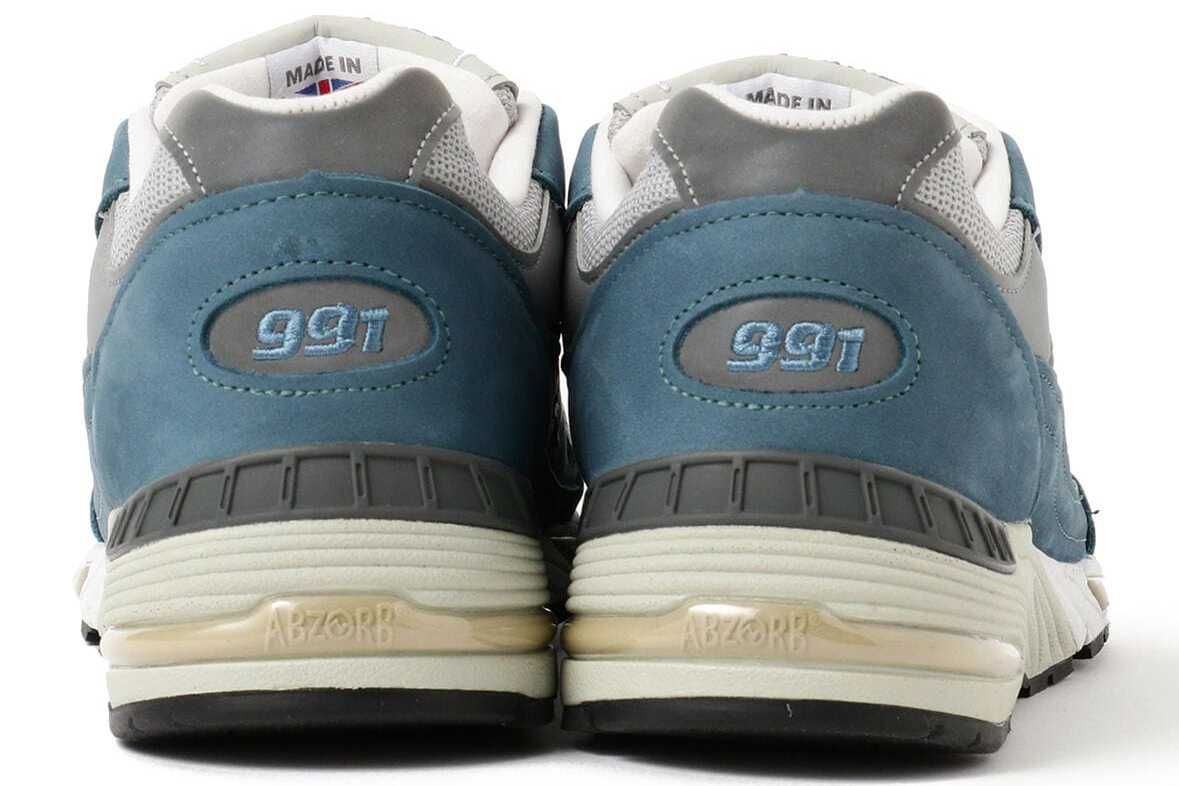 【スニダンで購入可】10/2先行予約販売 New Balance M991BSG "Slate Blue/Gray" 抽選/定価/販売店舗まとめ 9枚目